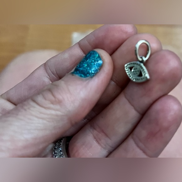 Qty 10 .925 Sterling Silver, Vermeil, Gold Filled & CZ pendant charm connectors - Picture 14 of 16